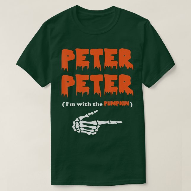 Peter Pumpkin Eater Costume Halloween Stänk8 T Shirt (Design framsida)
