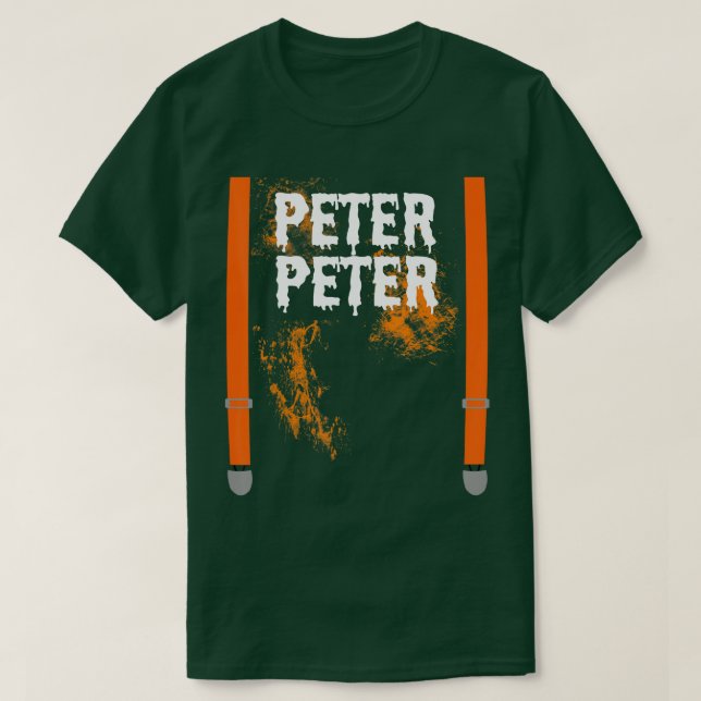 Peter Pumpkin Eater Costume Halloween Stänk9 T Shirt (Design framsida)