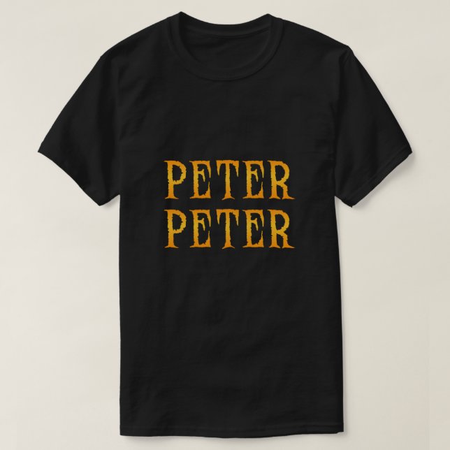 Peter Pumpkin Eater Costume T Shirt (Design framsida)