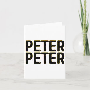 Peter Pumpkin Eater Halloween Costume Kort