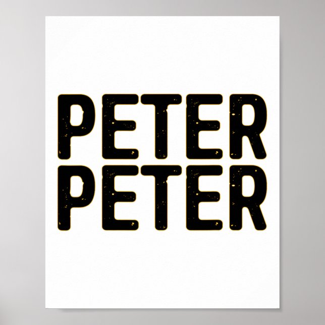 Peter Pumpkin Eater Halloween Costume Poster (Framsidan)