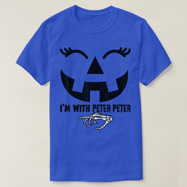 Peter Pumpkin Eater Wife Halloween Couple Costume T Shirt (Design framsida)