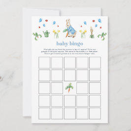 Peter Rabbit Baby Bingo Baby Shower Game