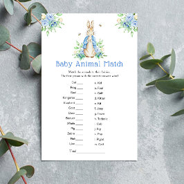 Peter Rabbit Baby djur Match Game