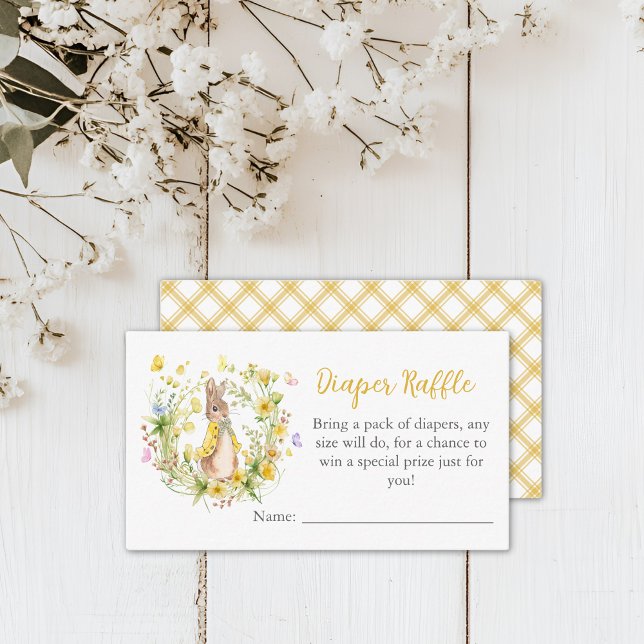 Peter Rabbit Baby dusch Diaper Raffle-hölje C Tilläggskort (Skapare uppladdad)