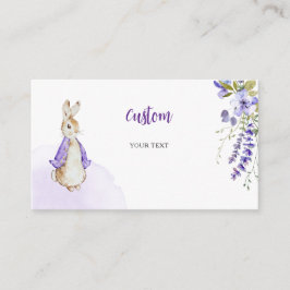 Peter Rabbit Baby Shower Anpassningsbar Tilläggskort