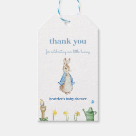 Peter Rabbit Baby Shower Gift Märkres Favor Presentetikett