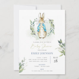 Peter Rabbit Baby Shower-inbjudan Inbjudningar