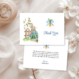 Peter Rabbit Baby Shower Tack Kort