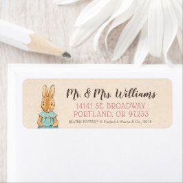 Peter Rabbit | Barnskor för flickor Returadress Etikett