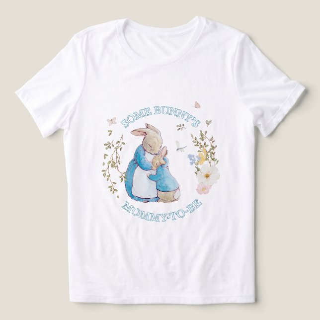 Peter Rabbit Beatrix Mamma to be T Shirt (Design Framsida)