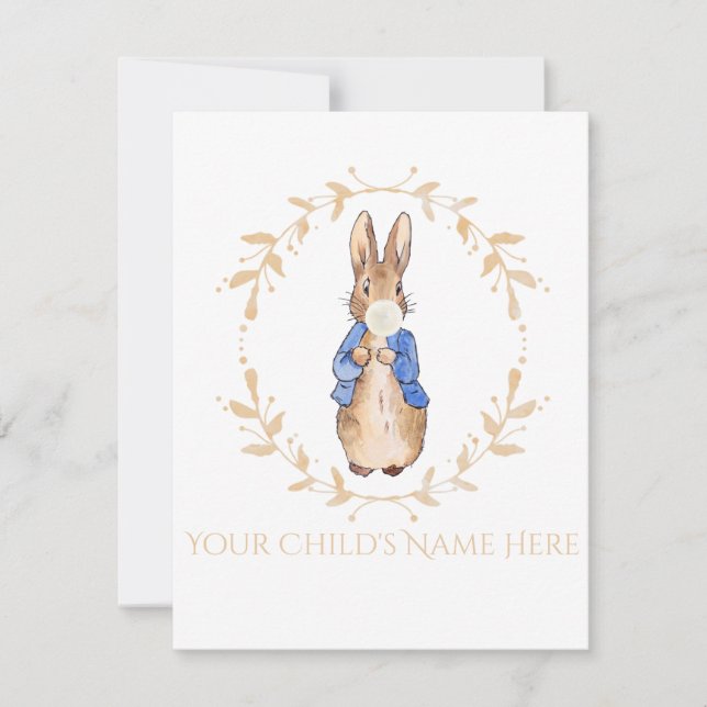 Peter Rabbit Blowing White Gum (Framsida)