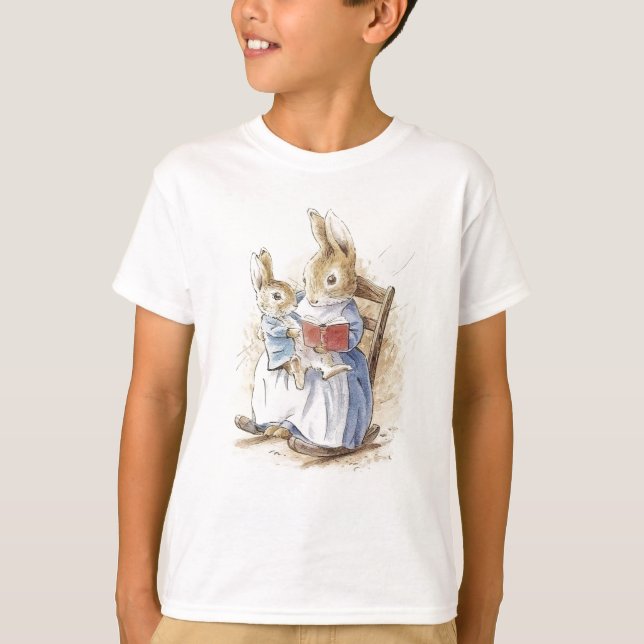 Peter Rabbit (bok) - Handlingspapper T Shirt (Framsida)