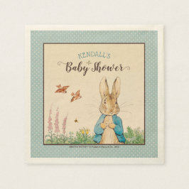 Peter Rabbit | Boy Baby Shower Pappersservett