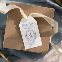 Peter Rabbit Boy Baby Shower Tack Gift Märkre Presentetikett