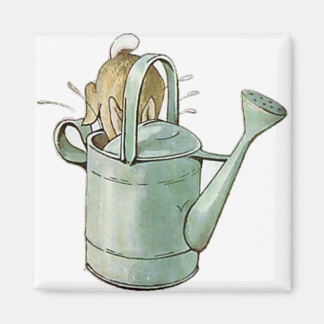 PETER RABBIT distraherade huvudet i burken för att Magnet (Framsidan)