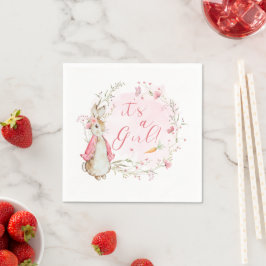 Peter Rabbit Flicka Papper Napkins | Standard Pappersservett