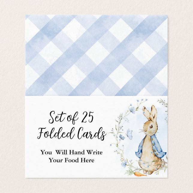 Peter Rabbit Folded Cards Kort (Utsida ovikt)