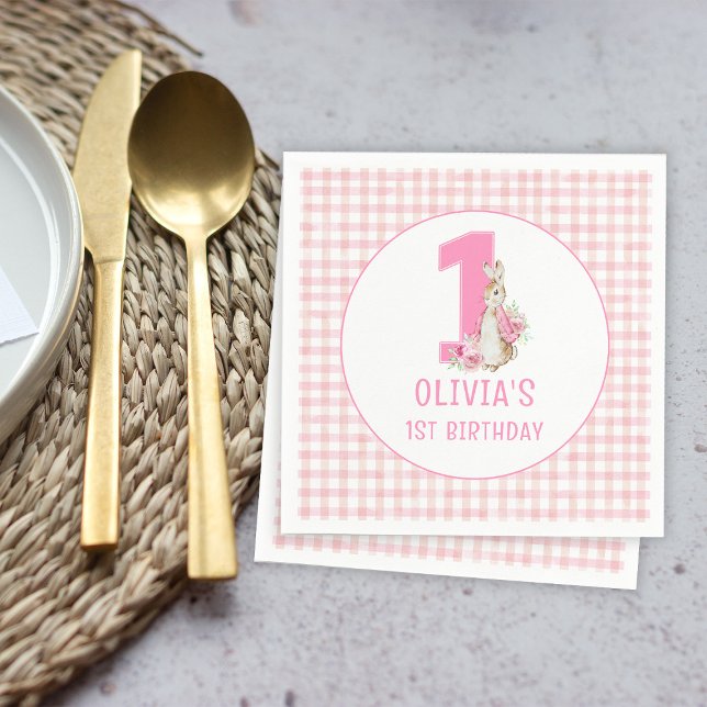 Peter Rabbit | Första födelsedag Pappersservett (Skapare uppladdad)