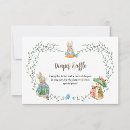 Peter Rabbit Friends Diaper Raffle OSA Kort