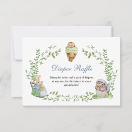 Peter Rabbit Friends Diaper Raffle OSA Kort