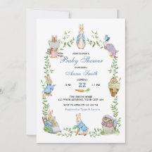 Peter Rabbit Garden Baby Shower
