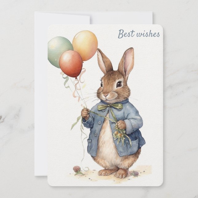 Peter Rabbit Greeting Card Julkort (Framsida)