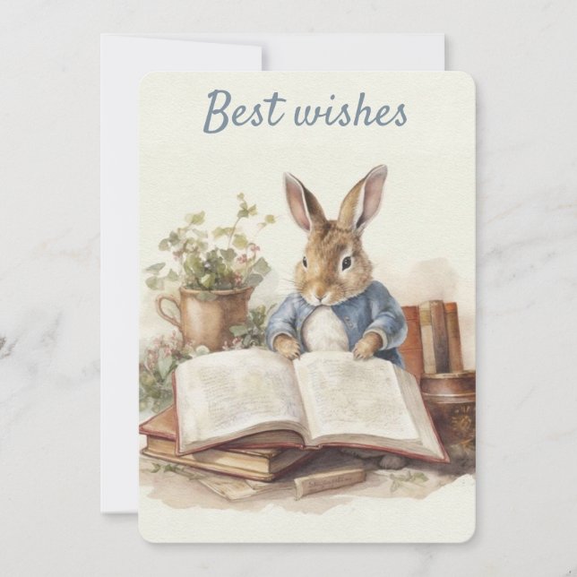 Peter Rabbit Greeting Card Julkort (Framsida)