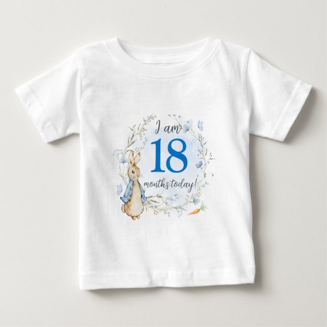 Peter Rabbit I är 18 månader T Shirt (Framsida)