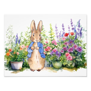Peter Rabbit i hans Garden Fototryck