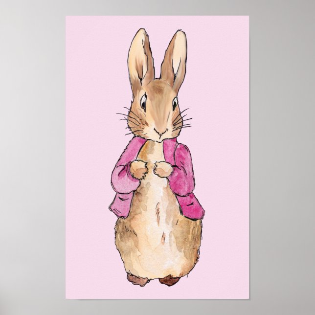 Peter Rabbit i Rosa Jacka Poster (Framsidan)