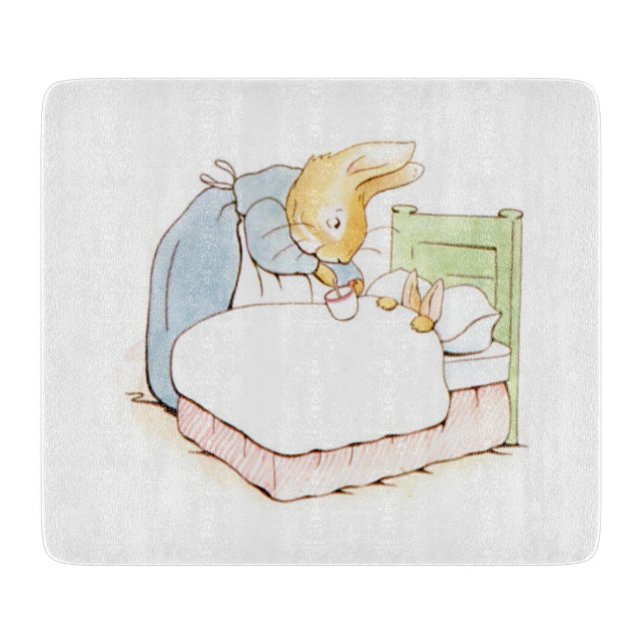 Peter Rabbit in Bed (Matas av hans Mor) (Framsidan)
