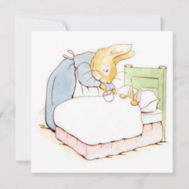 Peter Rabbit in Bed (Matas av hans Mor) Kort
