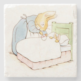 Peter Rabbit in Bed (Matas av hans Mor) Stenunderlägg