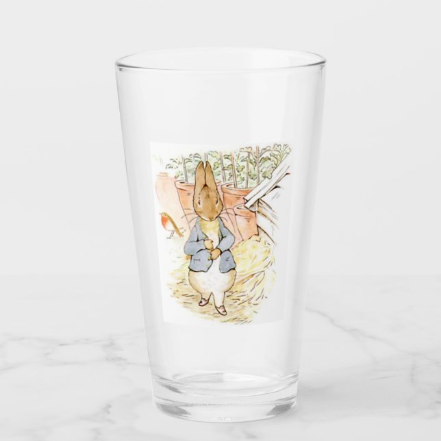 Peter Rabbit in the Garden (av Beatrix-Potterna) Glaskopp (Framsida)