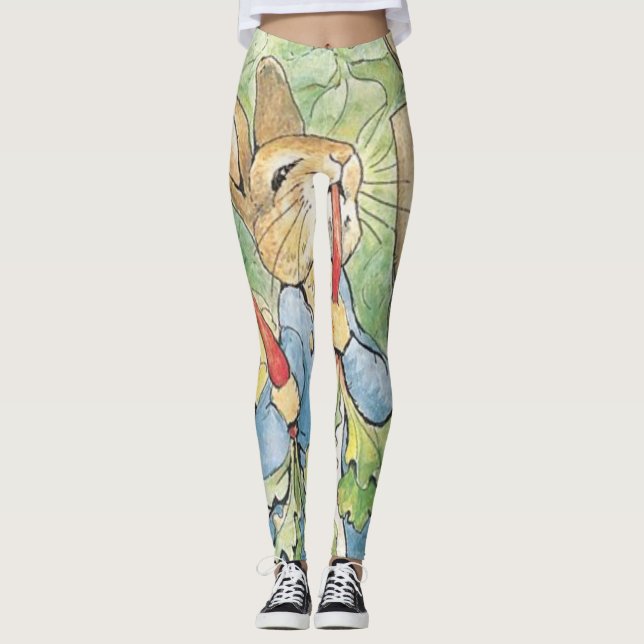 Peter Rabbit in the Garden - Beatrix Potter Leggings (Framsida)
