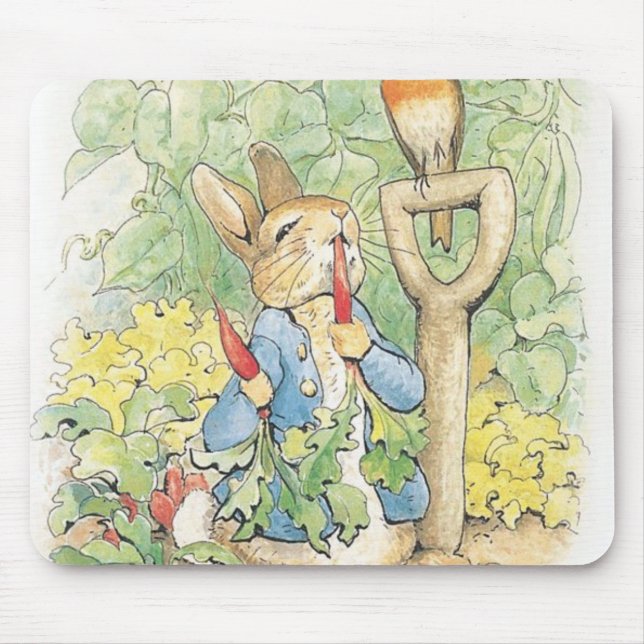 Peter Rabbit in the Garden - Beatrix Potter Musmatta (Framsidan)