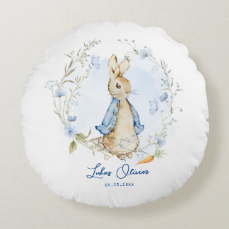 Peter Rabbit Inspired Design Round Pillow Rund Kudde