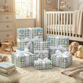 Peter Rabbit-Inspired Wrapping Papper Watercolor Presentpapper