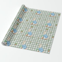 Peter Rabbit-Inspired Wrapping Papper Watercolor