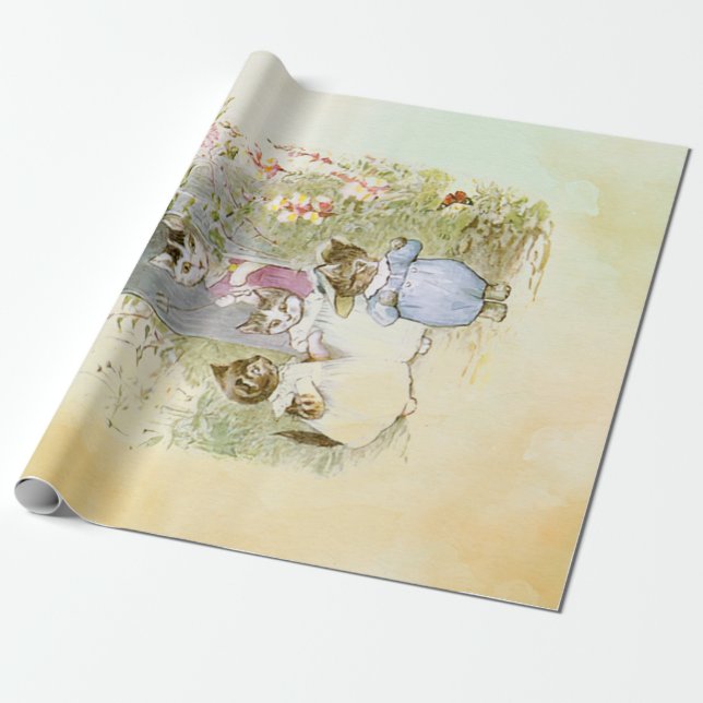 Peter Rabbit (katter) Presentpapper (Utrullad)