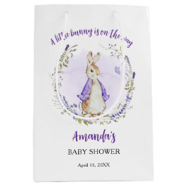 Peter Rabbit Lila Baby Shower