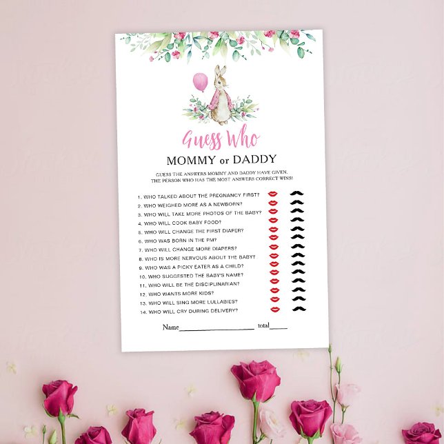 Peter Rabbit Mamma eller Baby Game eller Pappa (Skapare uppladdad)