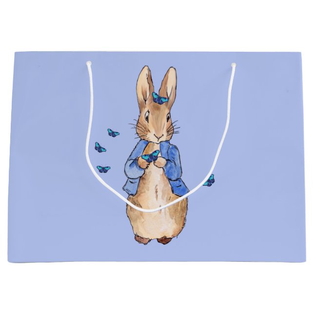 Peter Rabbit med Blue Butterflies (Framsidan)
