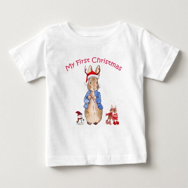 Peter Rabbit Min första jul T Shirt (Framsida)
