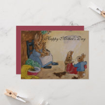 Peter Rabbit Morsdagskort