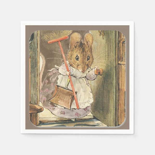 Peter Rabbit Napkins Pappersservett (Framsidan)