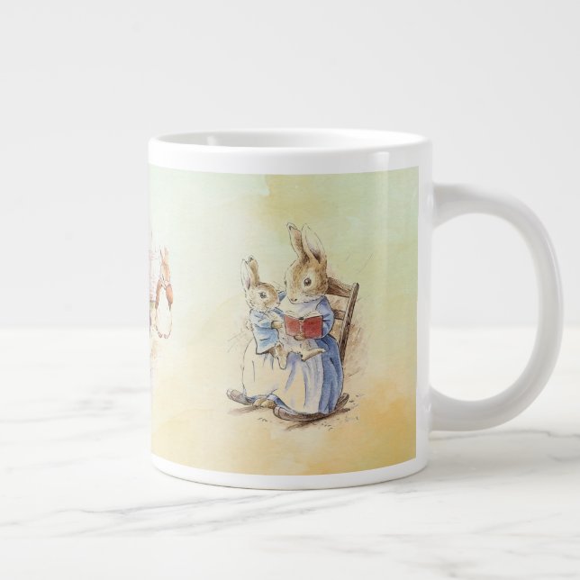 Peter Rabbit och Beniamin Bunny Jumbo Mugg (Höger)