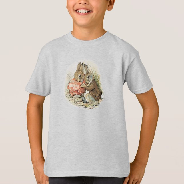 Peter Rabbit och Benjamin Bunny T-Shirt (Framsida)