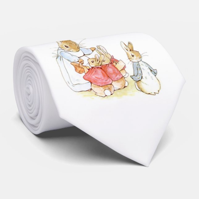 Peter Rabbit och hans systrar (av Beatrix Potter) Slips (Rullad)